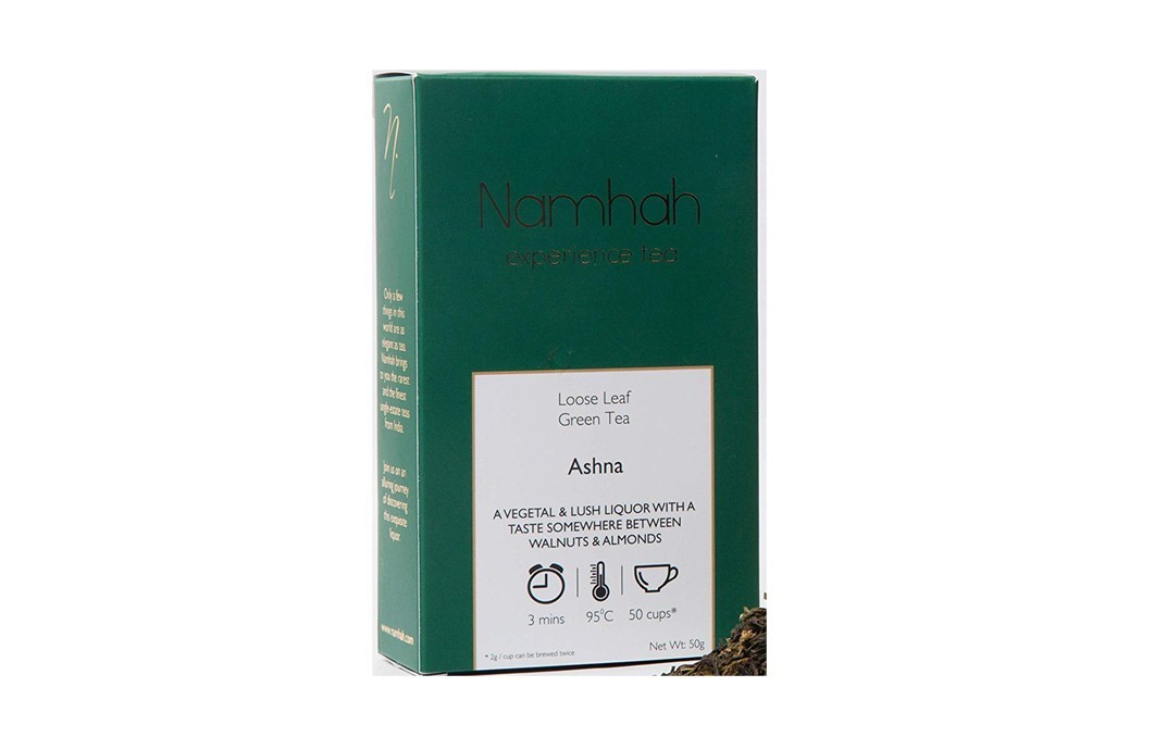 Namhah Expenence Tea Ashna Loose Leaf Green Tea   Pack  50 grams